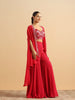 Glamorous Red Partywear Suit