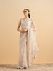 Sequined Shimmery Cream Saree