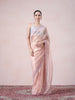 Subtle Luxury Pink Organza Saree