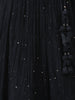 Glamourous Black Georgette Skirt Top Set