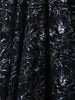 Bold Black Skirt Top Set