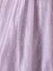 Glitz Light Purple Organza Skirt Top Set