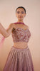 Shimmering Rose Romance Skirt Top Set