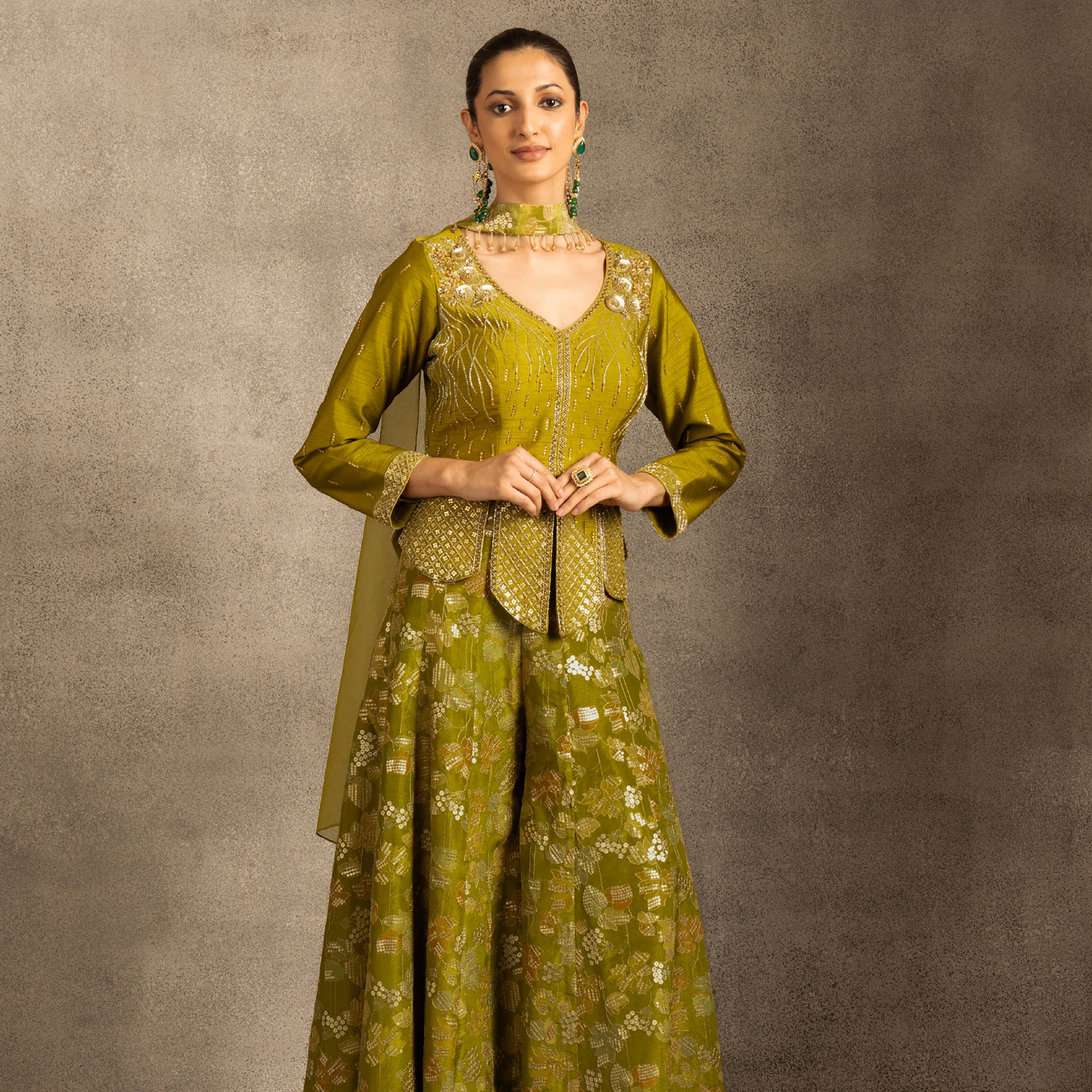 Shop Green Indo Western Dress For Women Online In India